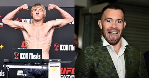 Paddy Pimblett (left); Colby Covington (right).