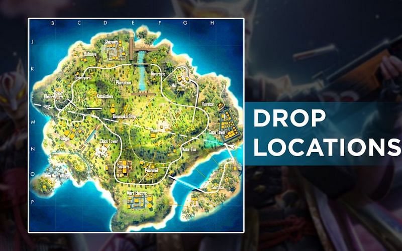 Best drop locations to rank up faster in Free Fire&#039;s Bermuda map
