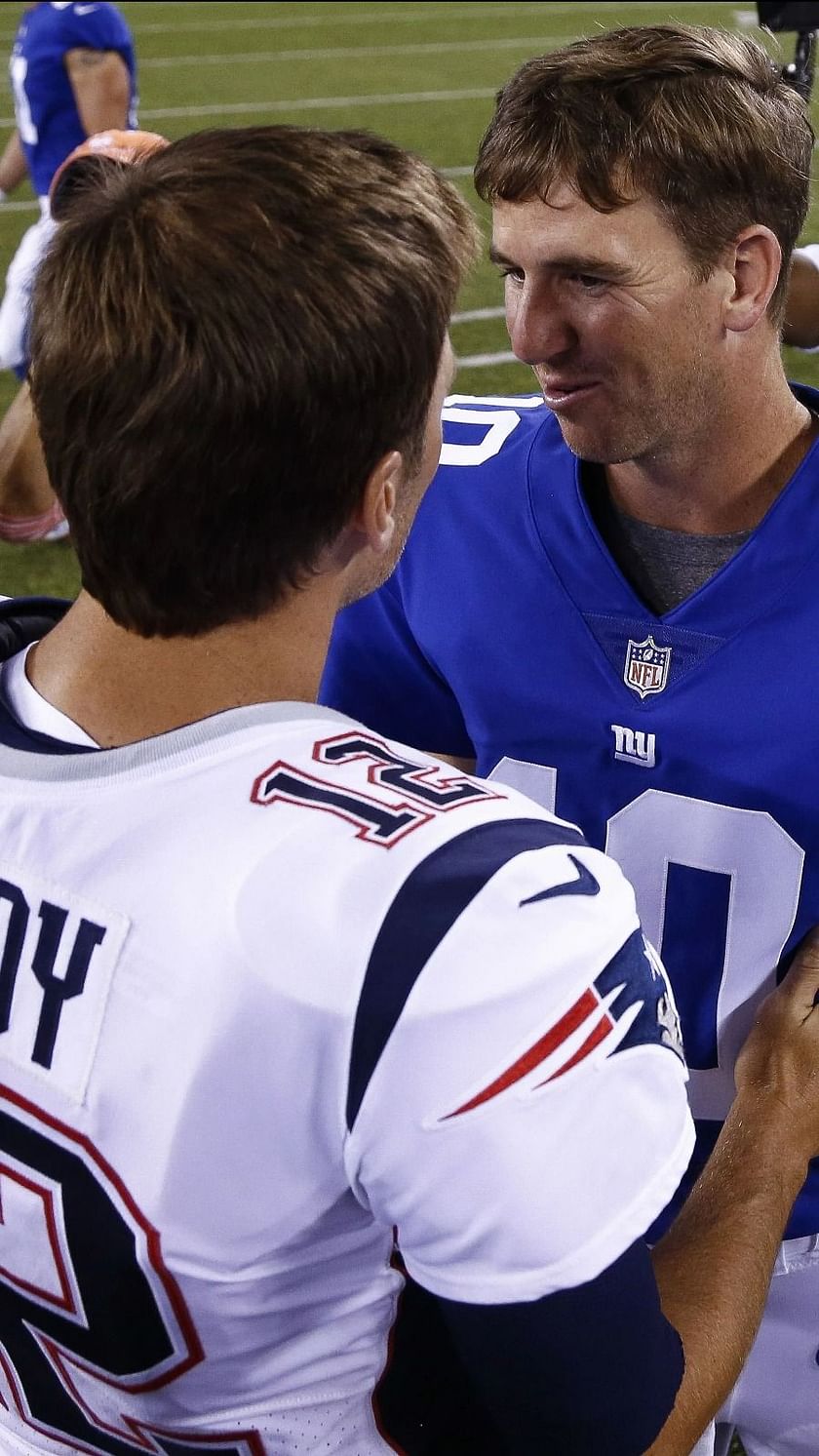 Tom Brady, Bill Belichick congratulate Eli Manning on Monday Night