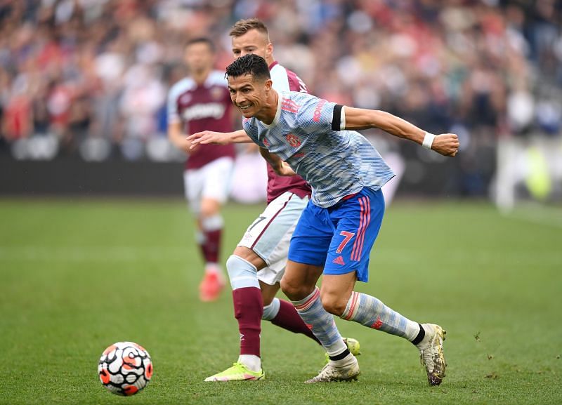 Cristiano Ronaldo scored fOr Manchester United against West Ham last weekend