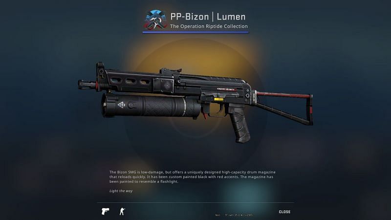 New PP-Bizon Skin in Riptide Case