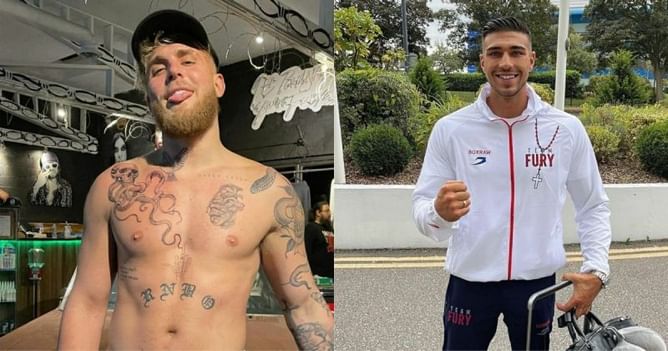 Watch: Jake Paul hilariously trolls Tommy Fury after the boxer was spotted shirtless at a nightclub