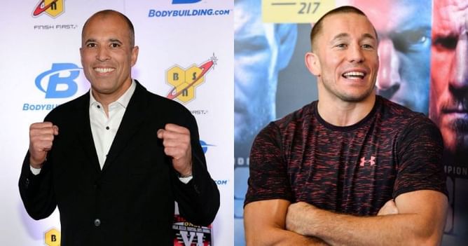 "That's what makes you the greatest" - Georges St-Pierre share a heartwarming moment with his personal MMA GOAT Royce Gracie