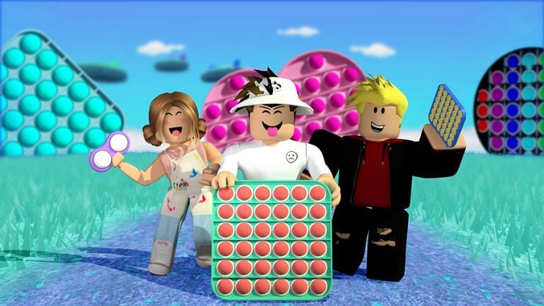 A thumbnail for Fidget World (Image via Roblox Corporation)