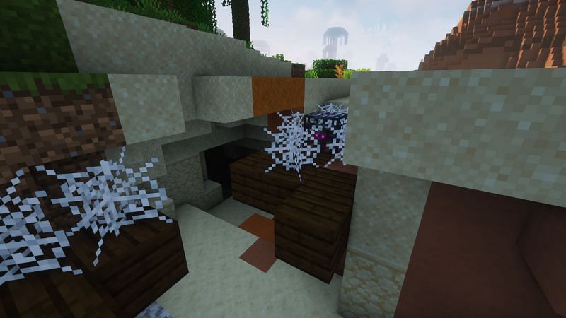 A cave spider spawner (Image via Mojang)