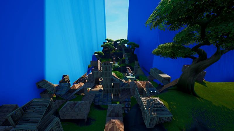 Uphill Zone Wars from creator FXXD1. (Image via Epic Games)