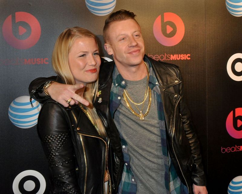 Macklemore and Tricia Davis recently welcomed a third child. (Image via Getty Images)