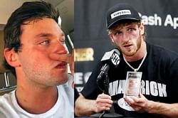 How old is Austin Wallace, the TikToker who approached Logan Paul for a job, and what is his social media presence like?