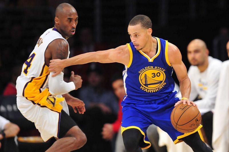 Stephen Curry against Kobe Bryant in 2014 [Source: USA Today]