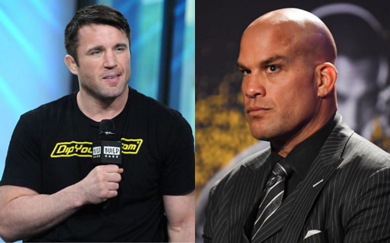 Chael Sonnen (left); Tito Ortiz (right)