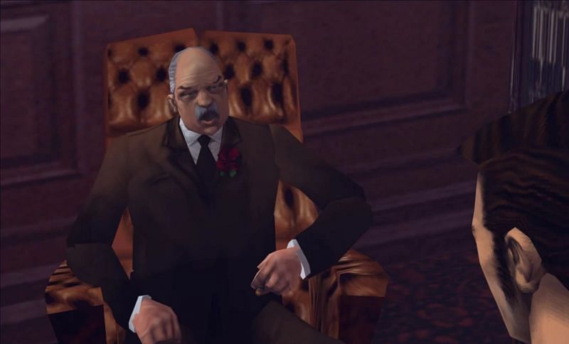 Salvatore Leone giving Claude one final request in GTA 3 (Image via Rockstar Games)