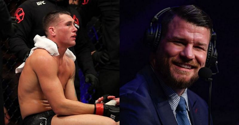 Darren Till (left) &amp; Michael Bisping (right)