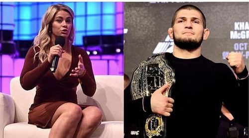 Paige VanZant and Khabib Nurmagomedov