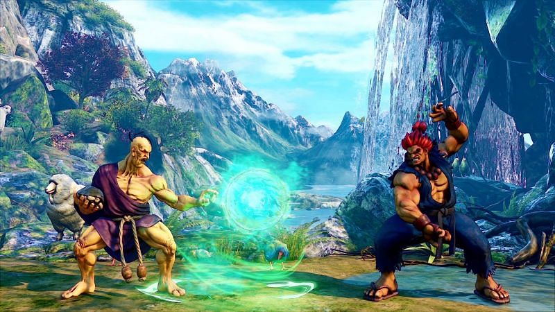 Oro vs Akuma (Image via Capcom)