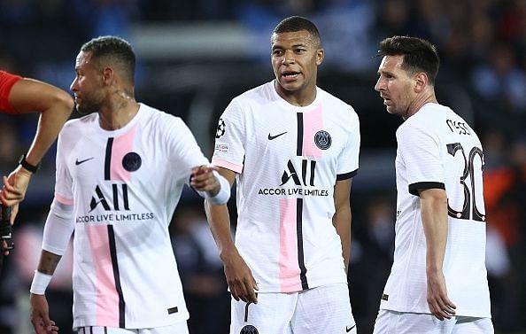Lionel Messi, Neymar and Kylian Mbappe for PSG