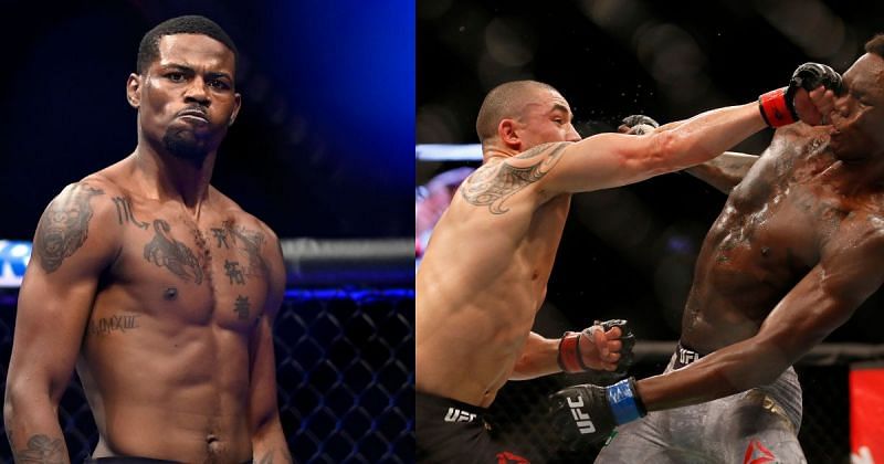 Kevin Holland (left) feels Robert Whiitaker has what it takes to defeat Israel Adesanya (right) and win back the UFC middleweight championship [Photo Credit: Getty Images]