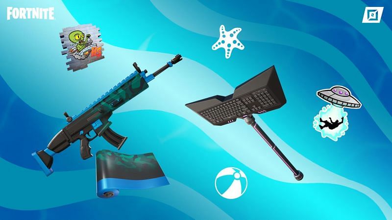 Free Qwerty Pickaxe in Fortnite Chapter 2 Season 7 (Image via Epic Games)