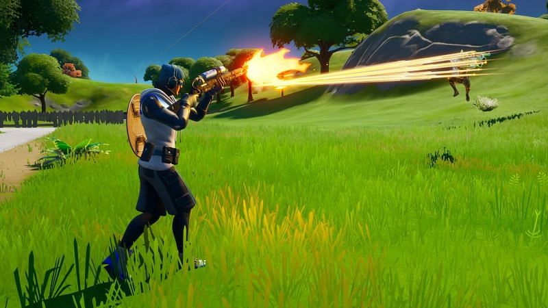 A shotgun-looking assault rifle might be coming to Fortnite Chapter 2 - Season 8 (Image via Twitter/andre_gcor)