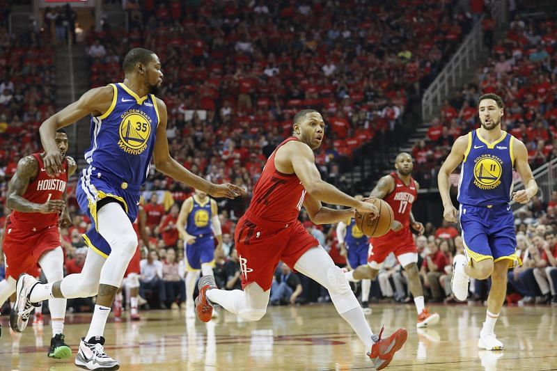 Golden State Warriors v Houston Rockets - Game Three