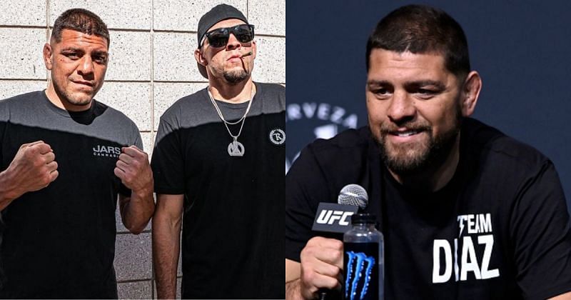 Nick and Nate Diaz (left); Nick Diaz (right) (*Images courtesy: Nick Diaz Instagram; Getty)