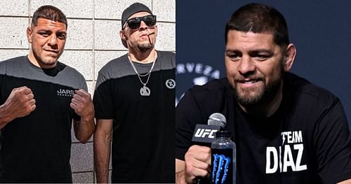 Nick and Nate Diaz (left); Nick Diaz (right) (*Images courtesy: Nick Diaz Instagram; Getty)