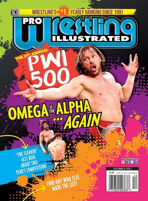 Kenny Omega secured the #1 spot in the PWI500 after a wildly successful year as the belt collector.