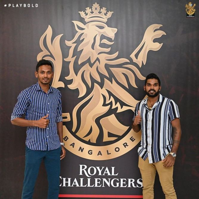 IPL 2021: RCB's Wanindu Hasaranga and Dushmantha Chameera land in UAE ahead of the second phase