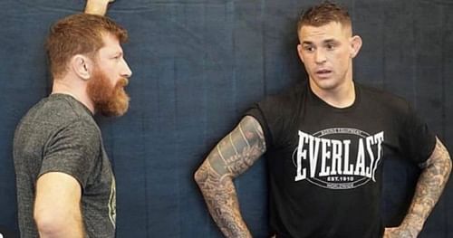 Mike Brown (left) & Dustin Poirier (right) [Image Credits- @mikebrownmma on Instagram]