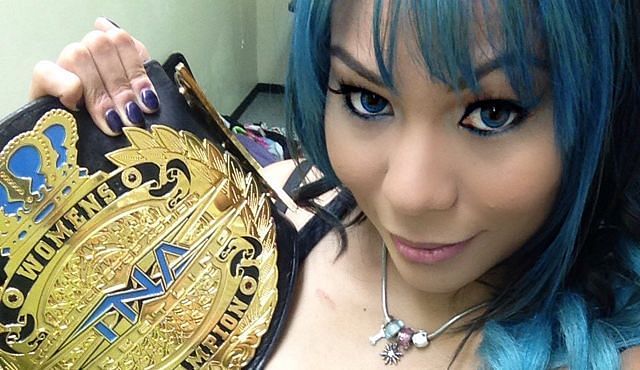 Before Mia Yim headed to the WWE, she was Jade in IMPACT / TNA