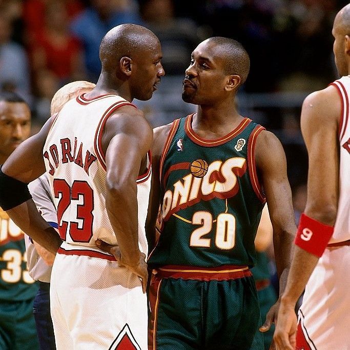 Gary Payton and Michael Jordan battled in the &#039;96 Finals