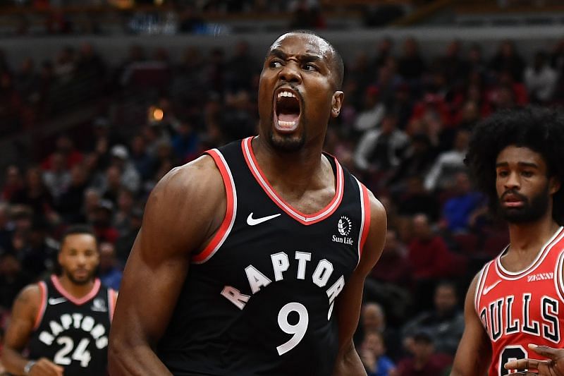 Serge Ibaka won an NBA title with the Toronto Raptors