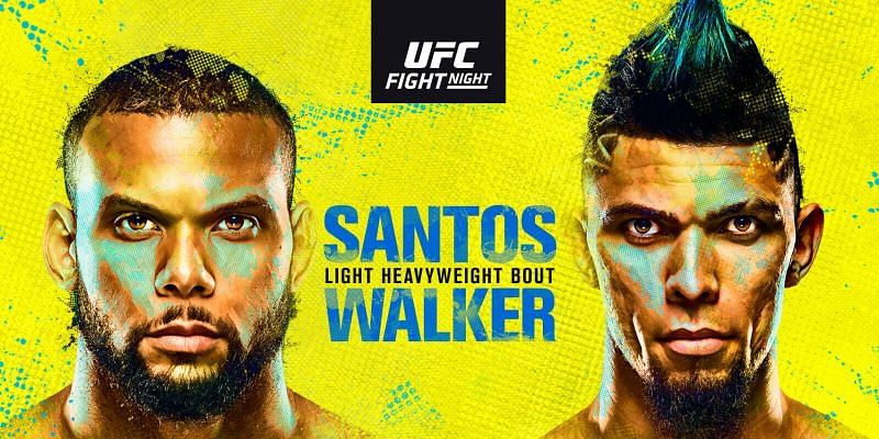 An all-Brazilian clash headlines this weekend&#039;s UFC show as Thiago Santos faces Johnny Walker