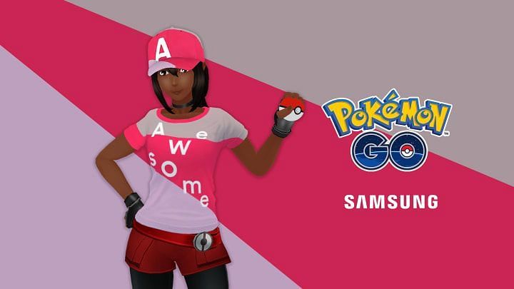 The Pokemon GO Galaxy A Series Outfit (Image via Niantic)