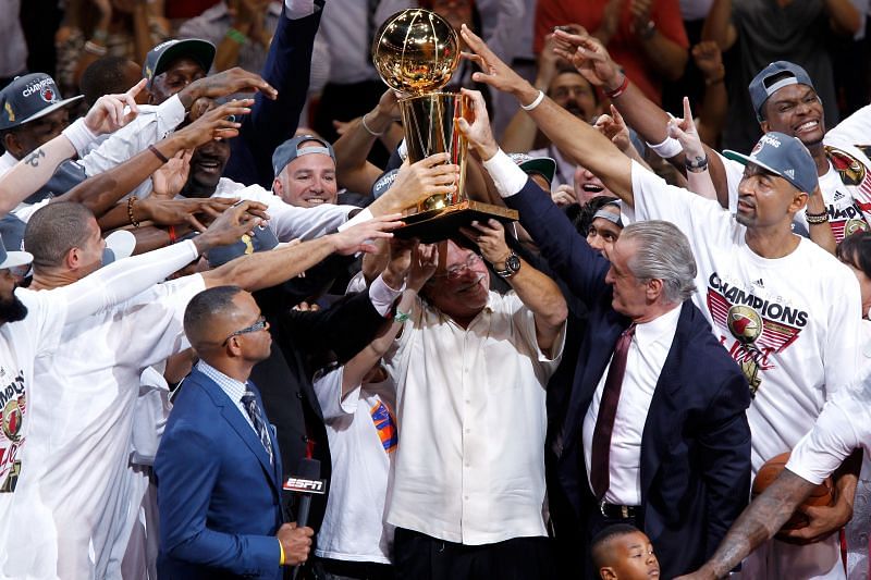 Miami Heat win their first championship with the Big Three