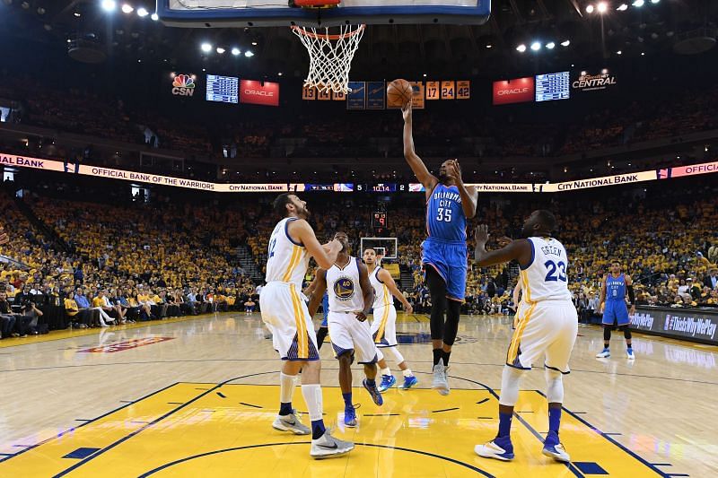 Oklahoma City Thunder v Golden State Warriors - Game Five