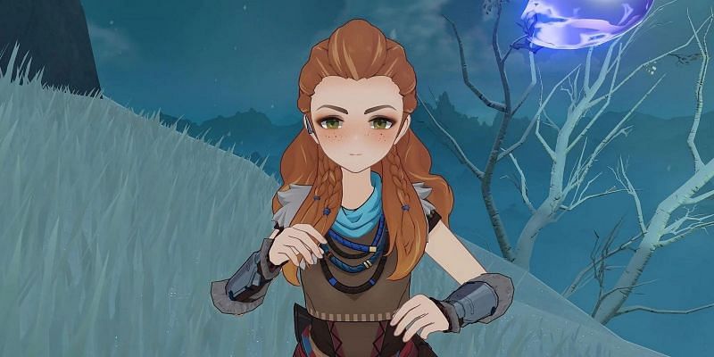 PC and mobile fans will get their free Aloy soon (Image via Genshin Impact)