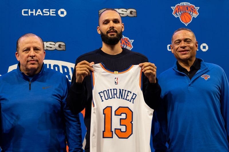 The New York Knicks introduce new signees