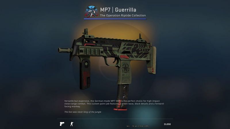 New MP7 Skin in Riptide Case