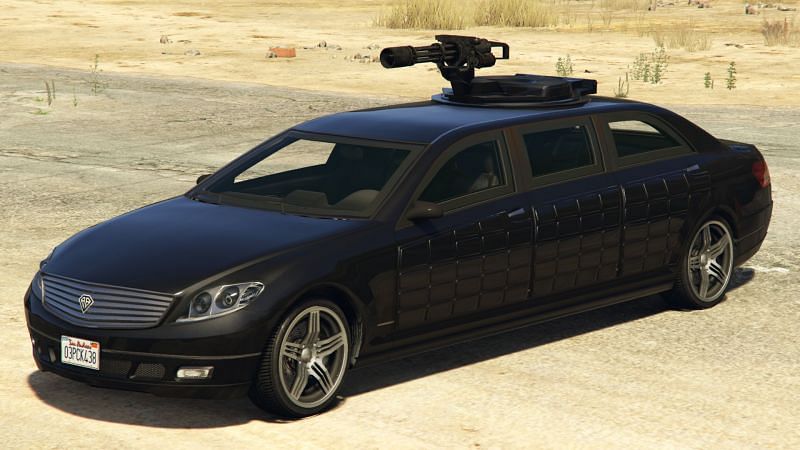 The Turreted Limo in GTA Online (Image via gta.fandom.com)