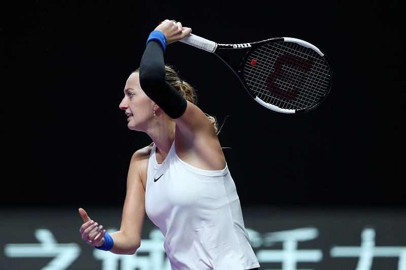 Petra Kvitova used a lot of variety in her match against Anastasia Potapova.