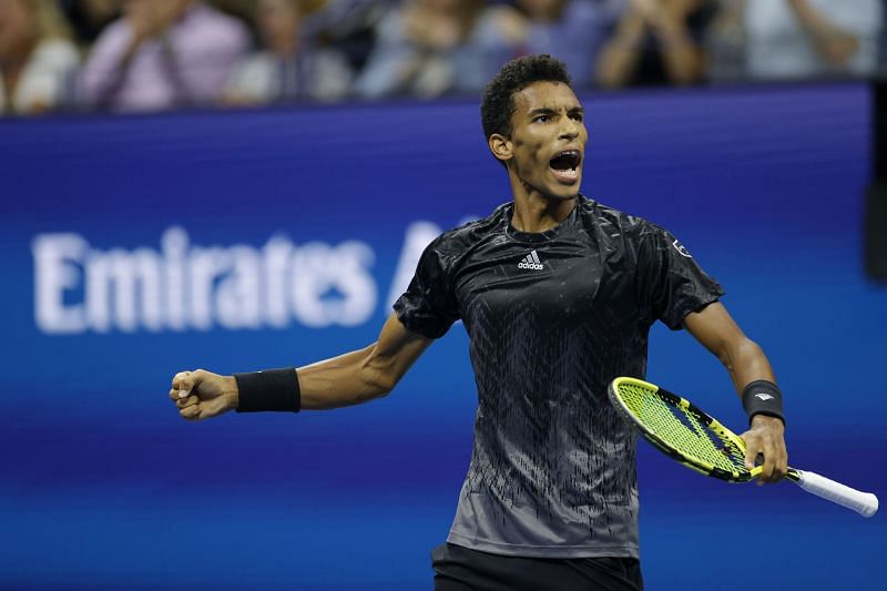 Felix Auger-Aliassime joined Leylah Fernandez in the semifinals of the 2021 US Open