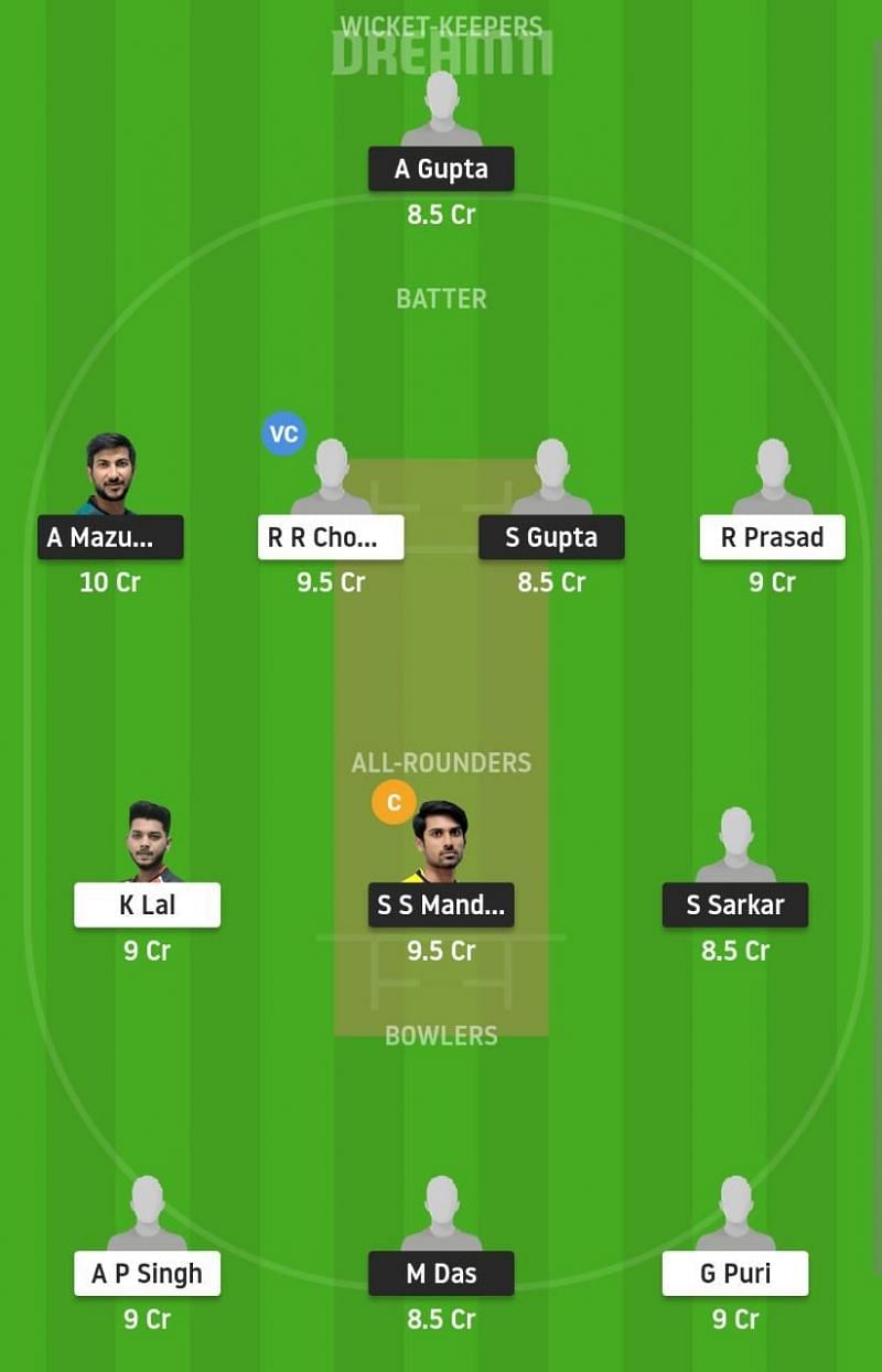 KW vs KH Dream11 Fantasy Suggestion #2