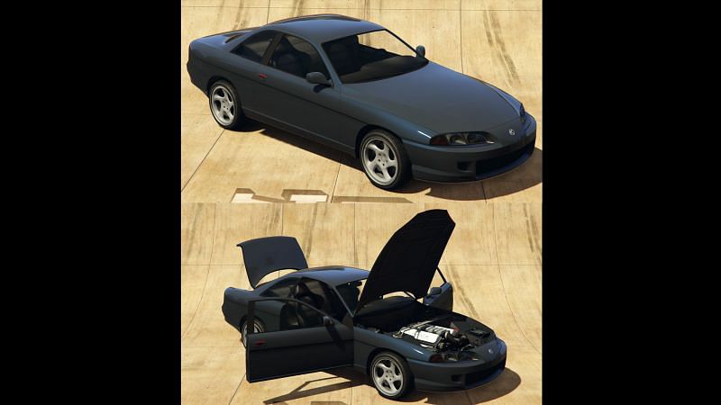 The Karin Previon is the latest addition to GTA Online&#039;s car roster (Image via GTA Fandom Wiki)