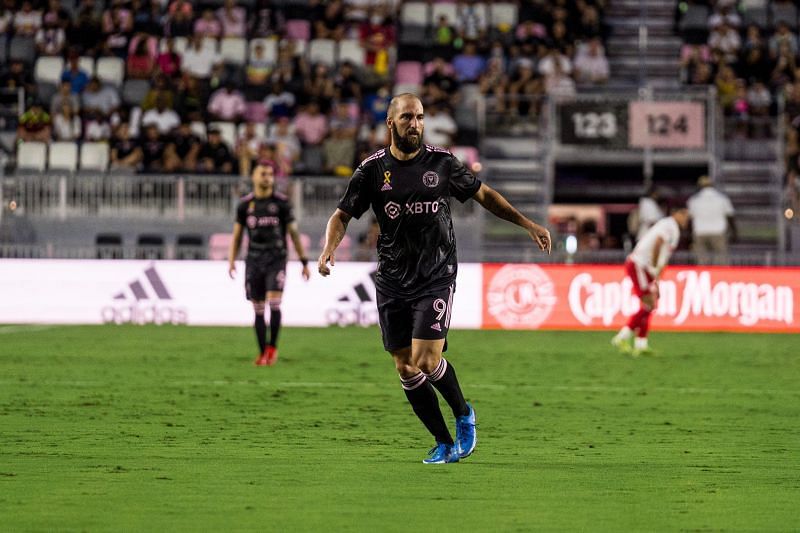 Inter Miami striker Gonzalo Higuain