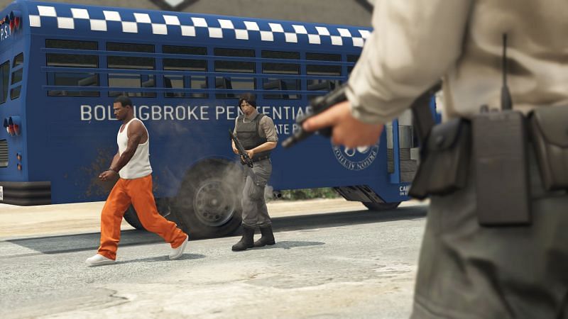 Prison break heist in GTA Online (Image via gta.fandom.com)