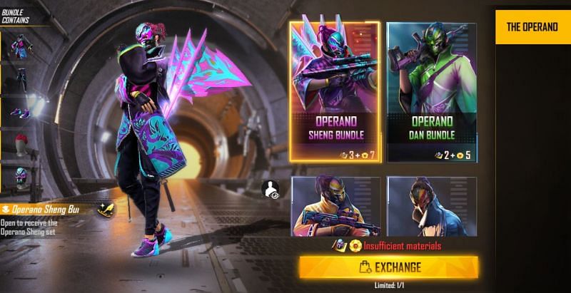 Here are all the bundles that the players can redeem from the incubator (Image via Free Fire)