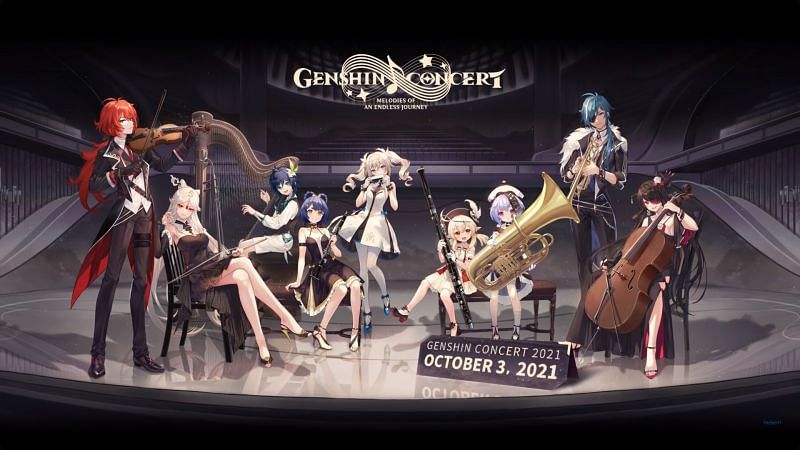 Genshin Impact concert date announcement (Image via miHoYo)