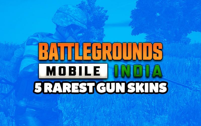 Rarest gun skins in Battlegrounds Mobile India