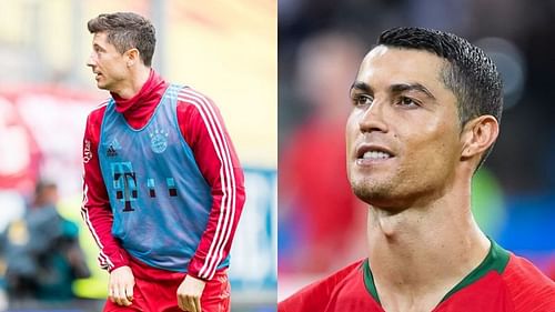 Robert Lewandoski has been rated higher than Cristiano Ronaldo in FIFA 22 (Images via Wikipedia)