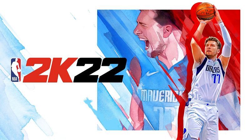 Luka Doncic is on the cover of NBA 2K22. (Image via NBA 2K22)